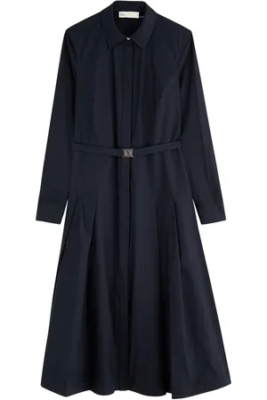 Tory Burch Pleated Stretch-cotton Midi Shirt Dress - - 4 (UK8 / S)
