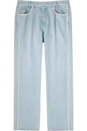 WOOYOUNGMI Crochet-trimmed Straight-leg Jeans - - 48 (IT48 / M)