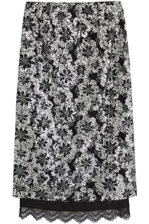 HUISHAN ZHANG Leja Embellished Tulle Midi Skirt - - 8 (UK8 / S)