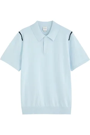 Paul Smith Knitted Cotton Polo Shirt - - M