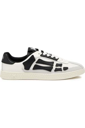 AMIRI Pacific Bones Panelled Leather Sneakers - - 44 (IT44 / UK10)