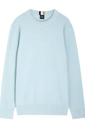 HUGO BOSS Textured Cotton Jumper - - L