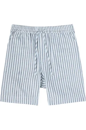CHE Abelardo Striped-jacquard Cotton-blend Shorts - - L