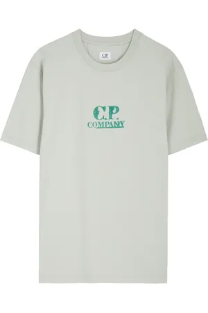 C.P. Company Logo-print Cotton T-shirt - - S