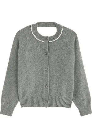 Simone Rocha Cut-out Stretch-wool Cardigan - - L (UK14 / L)