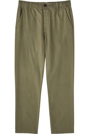 OLIVER SPENCER Straight-leg Linen-blend Trousers - - S