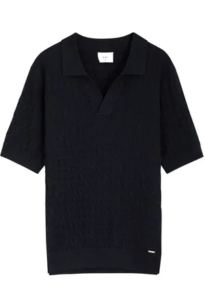 CHE Alfred Patterned-intarsia Knitted Polo Shirt - - L