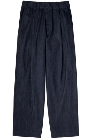 DRIES VAN NOTEN Pilan Wide-leg Denim Trousers - - L