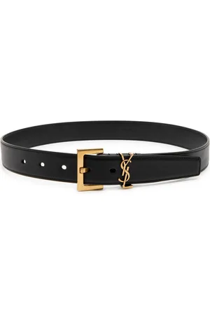 Saint Laurent Logo Leather Belt - - 70 (UK6/xS)