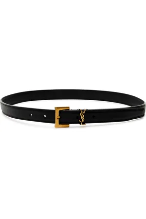Saint Laurent Logo Leather Belt - - 70 (UK6/xS)