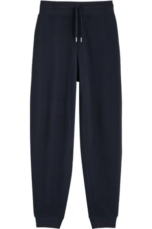 HUGO BOSS Waffle-knit Cotton-blend Sweatpants - - M