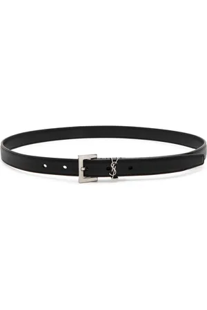 Saint Laurent Logo Leather Belt - - 70 (UK6/xS)