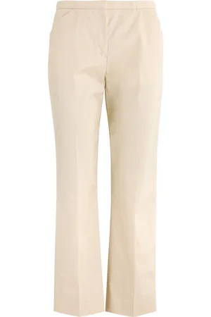 Totême Cropped Straight-leg Satin Trousers - - 34 (UK6 / XS)