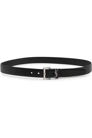 Saint Laurent Cassandre Leather Belt - - 100 (L)