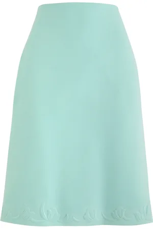 Tory Burch Embossed Knitted Skirt - - M (UK12 / M)