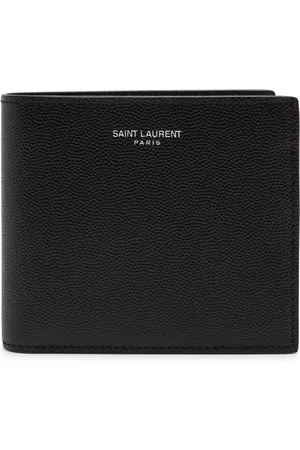 Saint Laurent East/west Pebbled Leather Wallet - - One Size