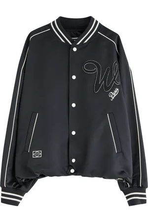 WOOYOUNGMI Logo-appliquéd Satin Bomber Jacket - - 46 (IT46 / S)
