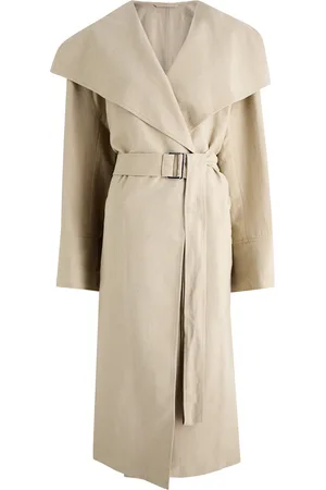 Totême Belted Linen-blend Coat - - 34 (UK6 /xs)