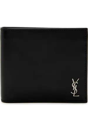 Saint Laurent Logo Leather Wallet - - One Size