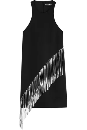 DAVID KOMA Chain-fringed Mini Dress - - 6 (UK6 / XS)