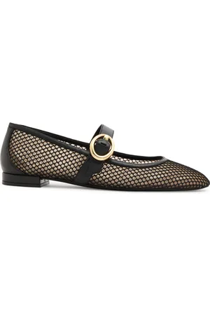 Stuart Weitzman Arabella Mesh Mary Jane Flats - - 37 (IT37/ UK4)
