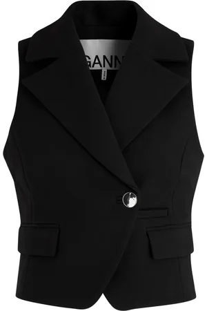 Ganni Doubled-breasted Waistcoat - - 38 (UK10 / S)