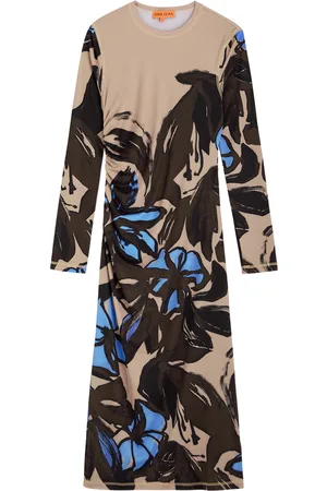 STINE GOYA Printed Stretch-jersey Midi Dress - - M (UK12 / M)
