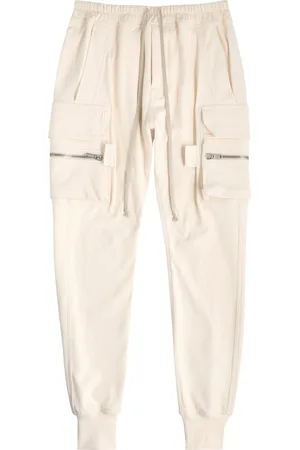 Rick Owens Mastrodon Cotton Cargo Sweatpants - - 46 (W30 / S)