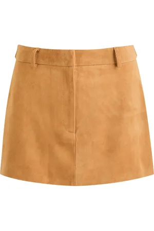 AEXAE Suede Mini Skirt - - XS (UK6 / XS)