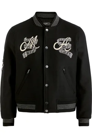 AMIRI Hollywood Music Club Wool-blend Bomber Jacket - - L