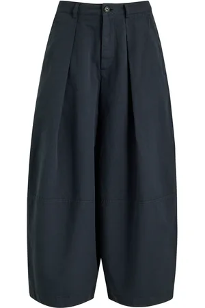 YMC Deadbeat Barrel-leg Cotton-blend Trousers - - L (UK14 / L)