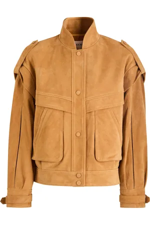 AEXAE Panelled Suede Jacket - - L (UK14 / L)