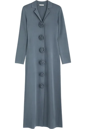 By Malene Birger Rosie Floral-appliquéd Knitted Maxi Dress - - S (UK8-10 / S)