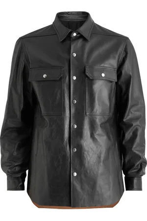Rick Owens Leather Shirt - - 48 (IT48 / M)