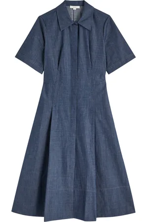 Vince Denim Midi Shirt Dress - - L (UK14 / L)