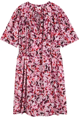 DRIES VAN NOTEN Daffie Printed Midi Dress - - M (UK12 / M)