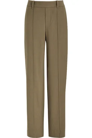Vince Linen-blend Straight-leg Trousers - - L (UK14 / L)