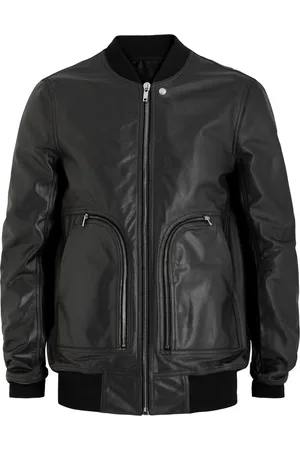 Rick Owens Bauhaus Leather Bomber Jacket - - 48 (IT48 / M)