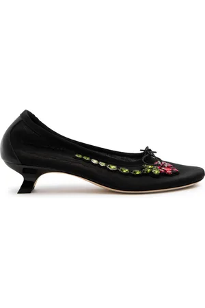 Simone Rocha 40 Crystal-embellished Mesh Pumps - - 36 (IT36 / UK3)