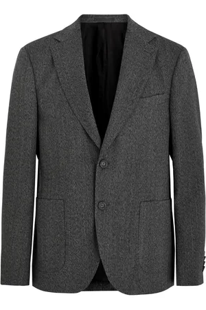 OFFICINE GENERALE Arthus Herringbone-weave Wool Blazer - - 50 (IT50 / L)