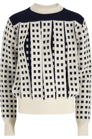 J.W.Anderson Geometric Slit Wool-blend Jumper - - M (UK12 / M)