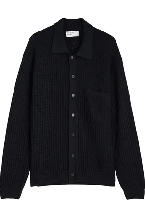 Universal Works Waffle-knit Wool-blend Cardigan - - L