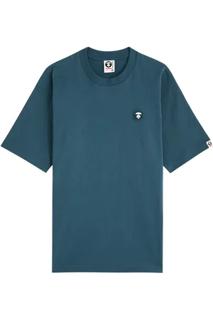 AAPE Logo-appliquéd Cotton T-shirt - - M