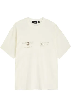 Represent Team Rep Logo Cotton-blend T-shirt - - L