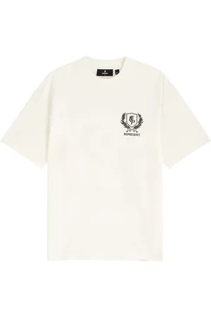 Represent Crest Logo-print Cotton T-shirt - - L