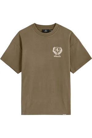 Represent Crest Logo-print Cotton T-shirt - - L