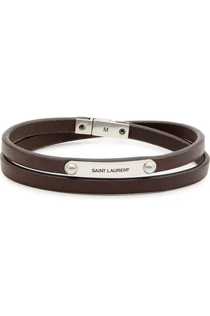 Saint Laurent Leather Bracelet - - L
