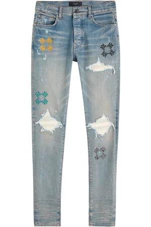 AMIRI MA Quad MX1 Distressed Skinny Jeans - - 30 (W30 / S)
