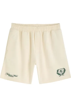 Represent Crest Logo-embroidered Twill Shorts - - M