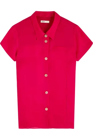 Khaite Keefe Semi-sheer Silk Shirt - - S (UK8-10 / S)
